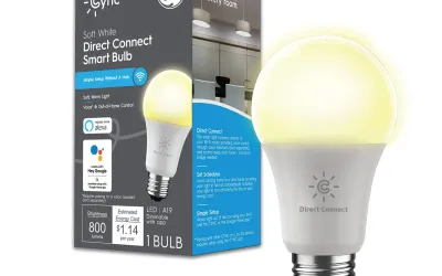 
GE Cync Direct Connect Smart Bulb A19 Tunable White
