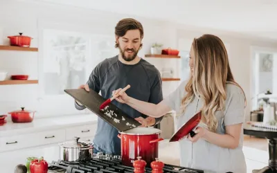 
Samsung Bespoke AI Slide-In Induction Range
