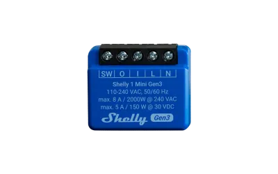 
Shelly 1 Mini Gen3
