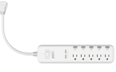 
Zooz ZEN25 Z-Wave Double Plug Power Strip
