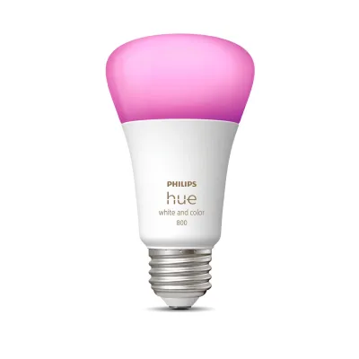 Philips Hue White and Color Ambiance A19 LED Bulb