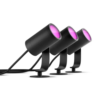 Philips Hue Lily Outdoor Spot Light (3-Pack)