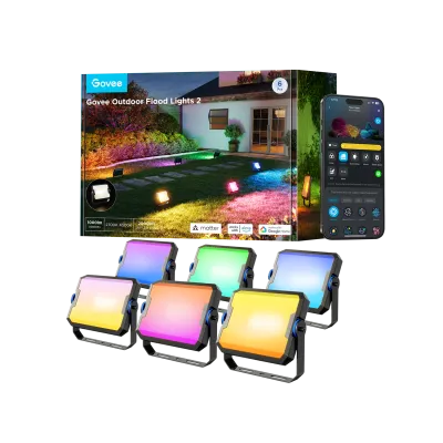 Govee Outdoor Flood Lights RGBIC (2-Pack)