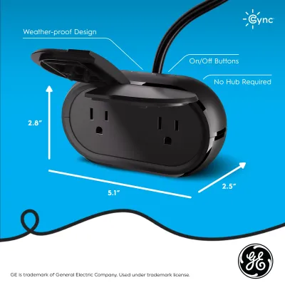 GE CYNC Outdoor Smart Plug