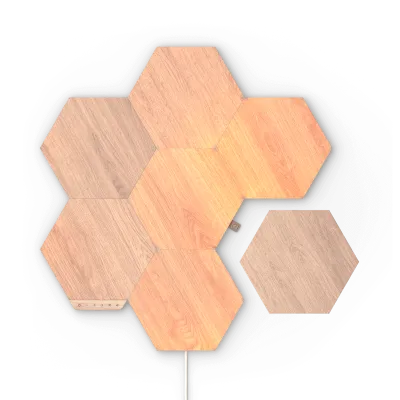 Nanoleaf Elements Wood Look Hexagons (7-Pack)