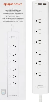 Amazon Basics Smart Power Strip (6 Outlet)