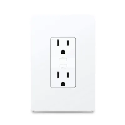 Kasa Smart Wi-Fi In-Wall Outlet KP200