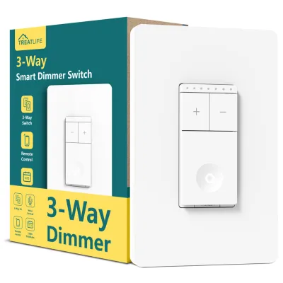 Treatlife 3-Way Smart Dimmer Switch Kit